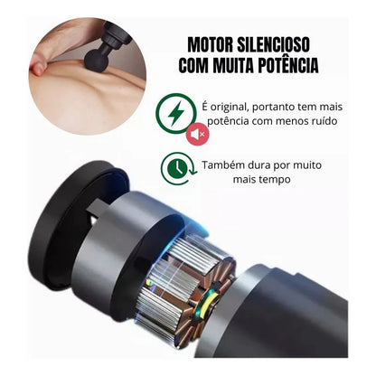 Massageador elétrico com vibração para dores musculares