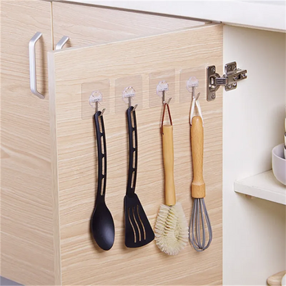 5 Peças de suporte transparente para fixar na parede