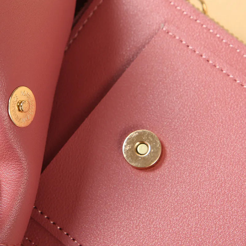 Bolsa de Couro macio com Alça de Ombro e Porta Celular