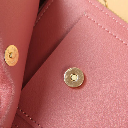 Bolsa de Couro macio com Alça de Ombro e Porta Celular