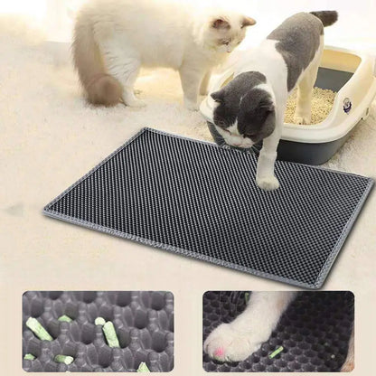 Tapete dupla camada limpador de patas