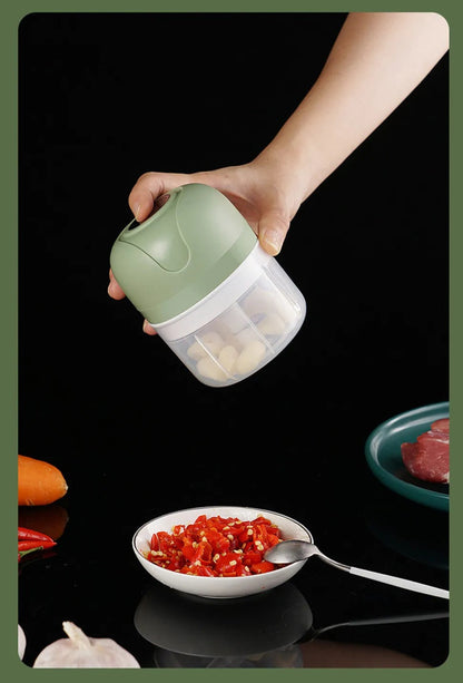 Mini processador elétrico sem fio USB 100/250ml