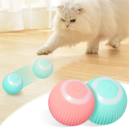 Bola de rolamento automático para gatos
